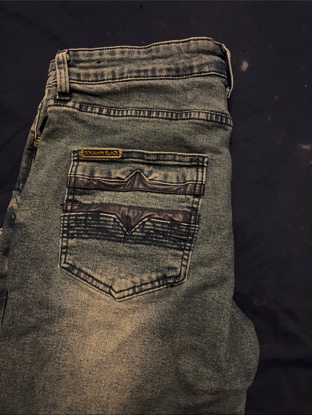 Men’s Relaxed Gray Wash Jeans